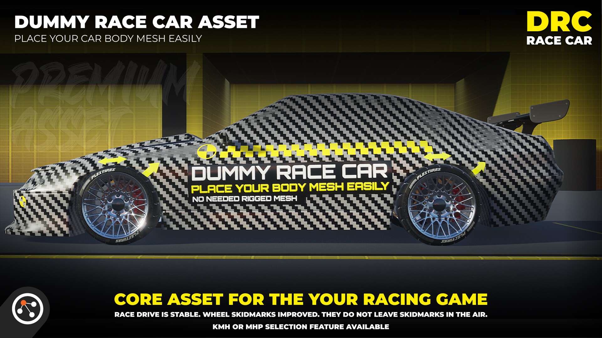 DUMMY RACE CAR ( FULL READY ) in Blueprints UE Marketplace